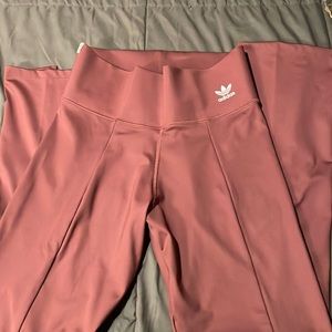 Adidas rose split hem flare legging